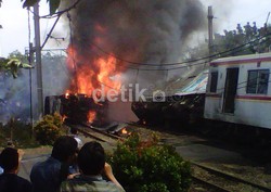 1 Korban Luka KRL vs Truk Tangki BBM di RSPP Dipulangkan