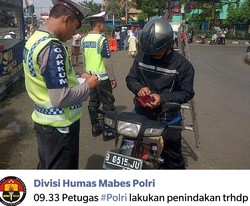 Pemotor Bandel yang Suka Lawan Arus di Pasar Minggu Kena Batunya