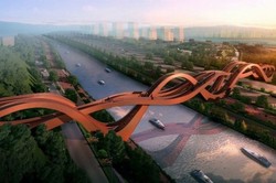 China Bakal Bangun Jembatan Paling Aneh Sedunia