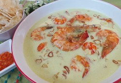 Resep Seafood: Soto Udang Medan