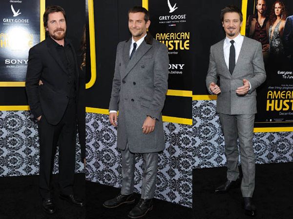 3 Pria Brewok di Premiere American Hustle
