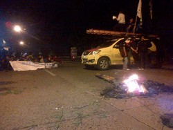 Bubarkan Demo di Depan Kampus IISIP, Polisi Tembakkan Gas Air Mata