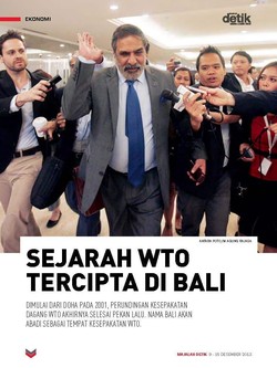 Sejarah WTO Tercipta di Bali