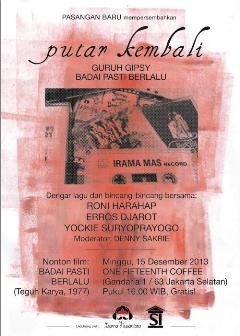 Diskusi Soal Album Guruh Gipsy dan Soundtrack Badai Pasti Berlalu Digelar 15 Desember