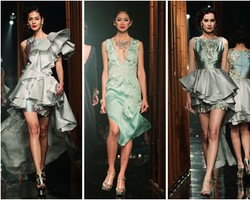 Arantxa Adi Tampilkan Koleksi Gaun Malam ala Elizabeth Taylor