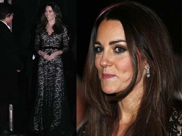 Keanggunan Kate Middleton Bergaun Hitam