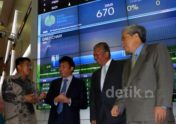 Sawit Sumbermas Melantai di Bursa