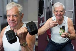 Ini Dia Popeye di Dunia Nyata, Kakek yang Super Bugar Berkat Bayam