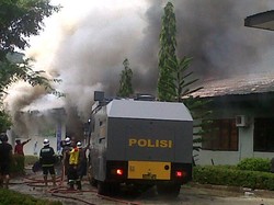Setelah Tikam Kalapas, Napi Bakar Kantor LP Palopo