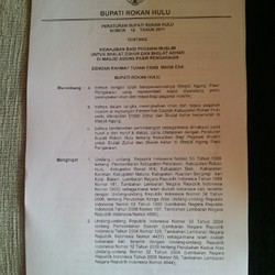  Plt Gubernur Riau akan Panggil Bupati Rohul Terkait Perbub Salat