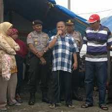 Anggota Pansus Sosialisasi ke Korban Lumpur Lapindo di Tanggul