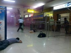 Serunya Simulasi Penanganan Serangan Bom di Bandara Ahmad Yani 