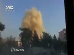 Video Amatir Rekam Ledakan Helikopter Bombardir Pemukiman, 36 Tewas