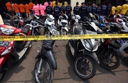 Polsek Taman Sari Ungkap Sindikat Pencurian Motor Dengan Sajam