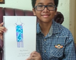 Rafi Ridwan, Desainer Tuna Rungu Berusia 11 Tahun yang Disanjung Tyra Banks