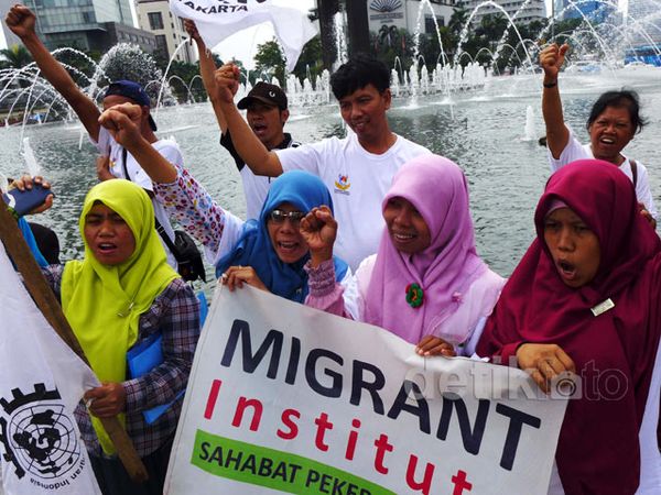 Aksi Perlindungan Buruh Migran Aksi Perlindungan Buruh Migran