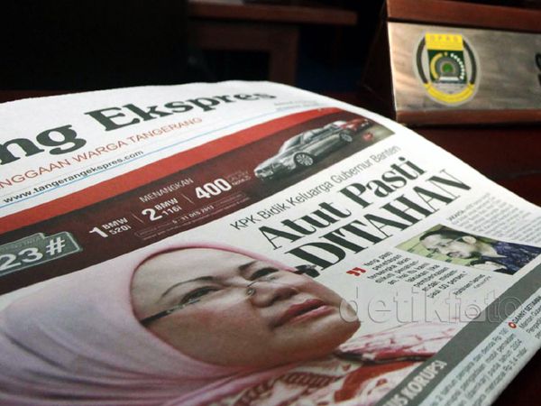 Atut Pasti Ditahan Ramaikan Pelantikan Wali Kota Tangerang