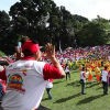 Larutan Cap Kaki Tiga Anak Pecahkan Rekor MURI Bersama 15.000 Peserta Senam Anak 