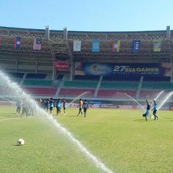 Ketika Latihan Adu Penalti Timnas U-23 Terusik Water Sprinkler