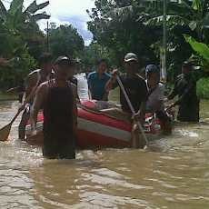 Tanggul Jebol, Ratusan Rumah Warga di Dua Desa Banjir