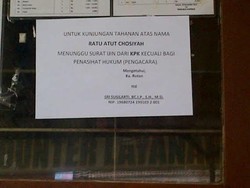 Putri Atut Tertahan Izin KPK di Rutan Pondok Bambu