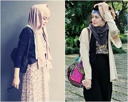 Hijab Style: Busana Serba Tumpuk ala Risty Tagor