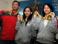 Atlet SEA Games Tiba di Tanah Air