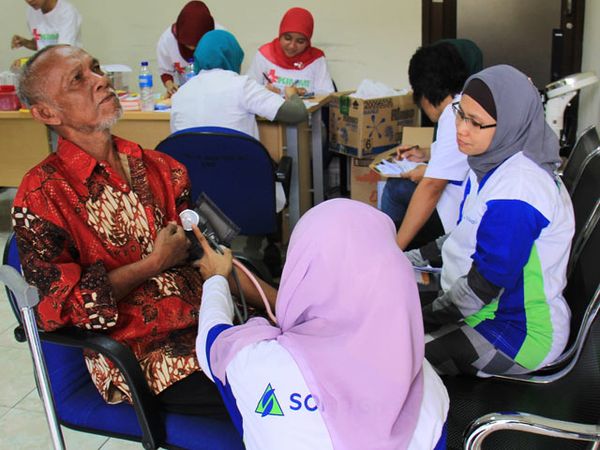 Pengobatan Gratis untuk Penghuni Panti Sosial