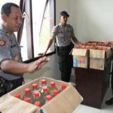 Ratusan Liter Cukrik Diamankan Jelang Natal dan Tahun Baru