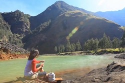 Lukisan Alam Gunung Rinjani