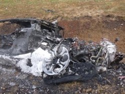 Brakk! Lamborghini Milik Pebalap Ini Hangus Terbakar