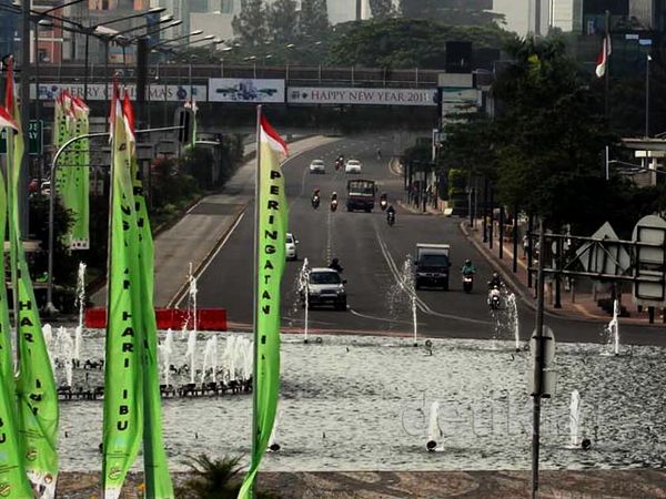 Natal Datang, Jakarta Lengang