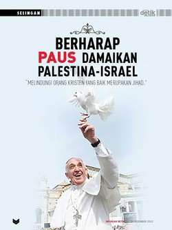 Berharap Paus Damaikan Palestina-Israel