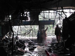 Kebakaran di Stasiun Gambir, Pegawai Hokben Alami Luka Bakar 30 Persen