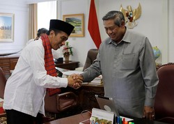 Jokowi Lapor ke Presiden SBY Soal Penanganan Banjir dan Macet