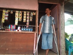 Kisah Kegigihan Mukhtar, Korban Tsunami yang Kakinya 3 Kali Diamputasi