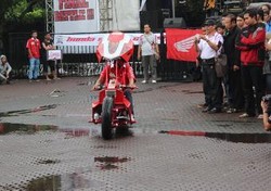 Honda Supra dengan 2 Bahan Bakar