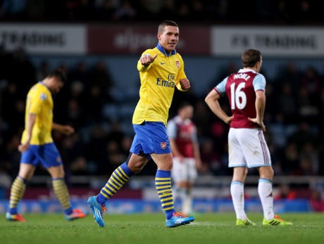 Podolski yang Sudah Kembali Pede