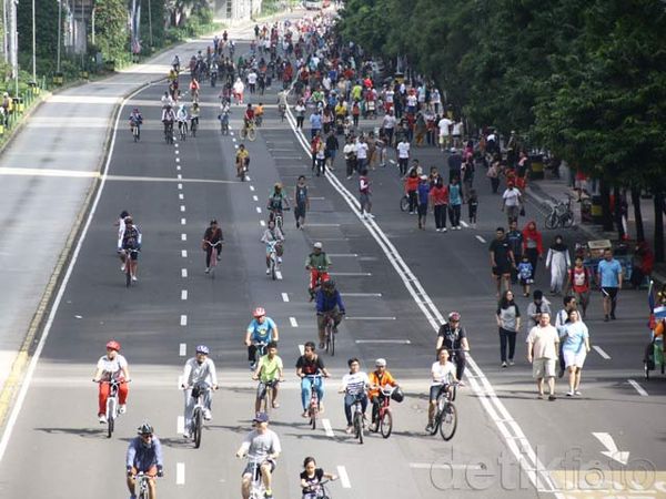 Car Free Day, Jelang Akhir Tahun Disambut Antusias