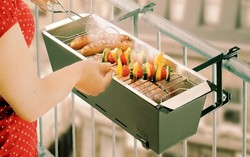 Alat Barbecue Unik, untuk Dipakai di Apartemen sampai di Danau