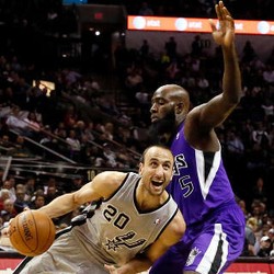 28 Poin Ginobili Bawa Spurs Taklukkan Kings
