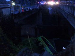 Sopir Diduga Mengantuk, Ini Tahap-tahap Sebelum Bus Nyungsep ke Sungai