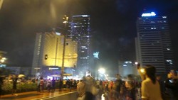 Pak Jokowi, Jakarta Night Festival Minim Tempat Sampah