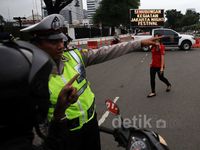 Lalin di Sudirman-Thamrin Mulai Dialihkan