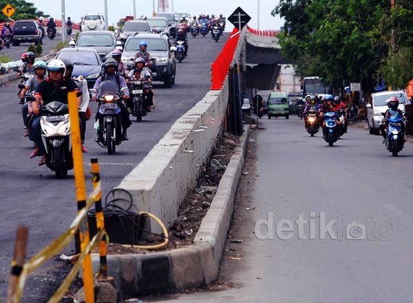 Flyover Pasar Kembang Diujicoba