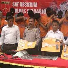 Angka Kriminalitas 2013 di Sidoarjo Meningkat 6,19 Persen