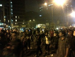 Pesta Tahun Baru Usai, Masyarakat Mulai Tinggalkan Bundaran HI