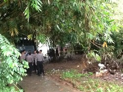 Atap Kontrakan yang Dihuni Teroris di Ciputat Hancur