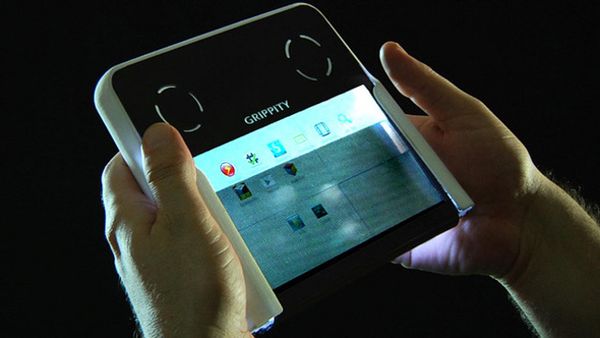 Tablet Grippity, Bisa Sentuh Depan Belakang
