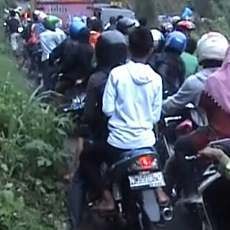 Libur Tahun Baru, Jalur Bromo Macet Lebih 3 Km